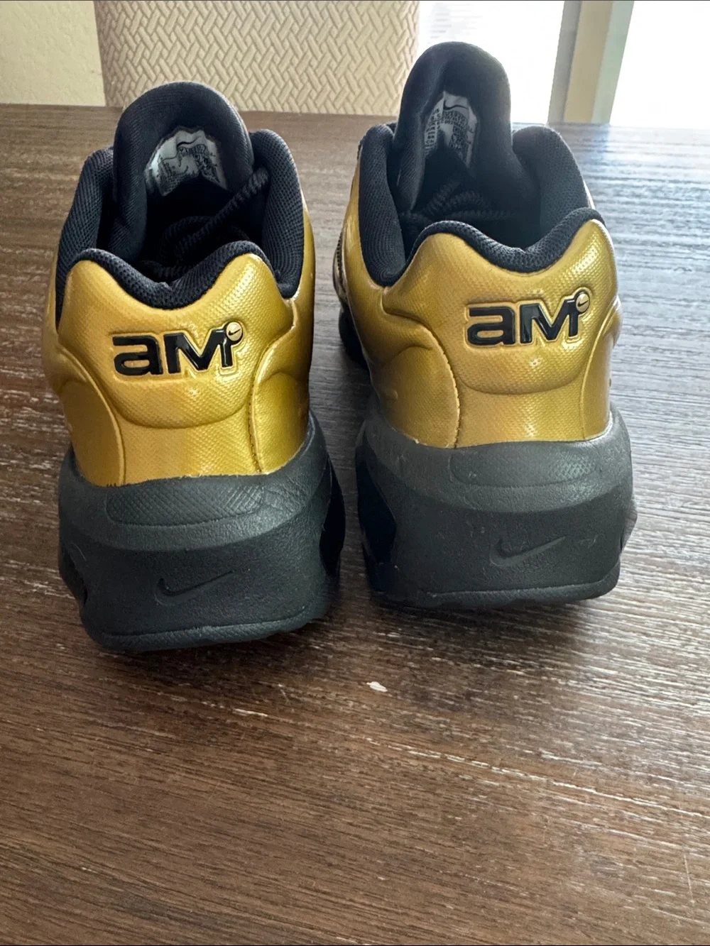 Nike Women's Air Max Muse Shoes in Metallic Gold/Black
